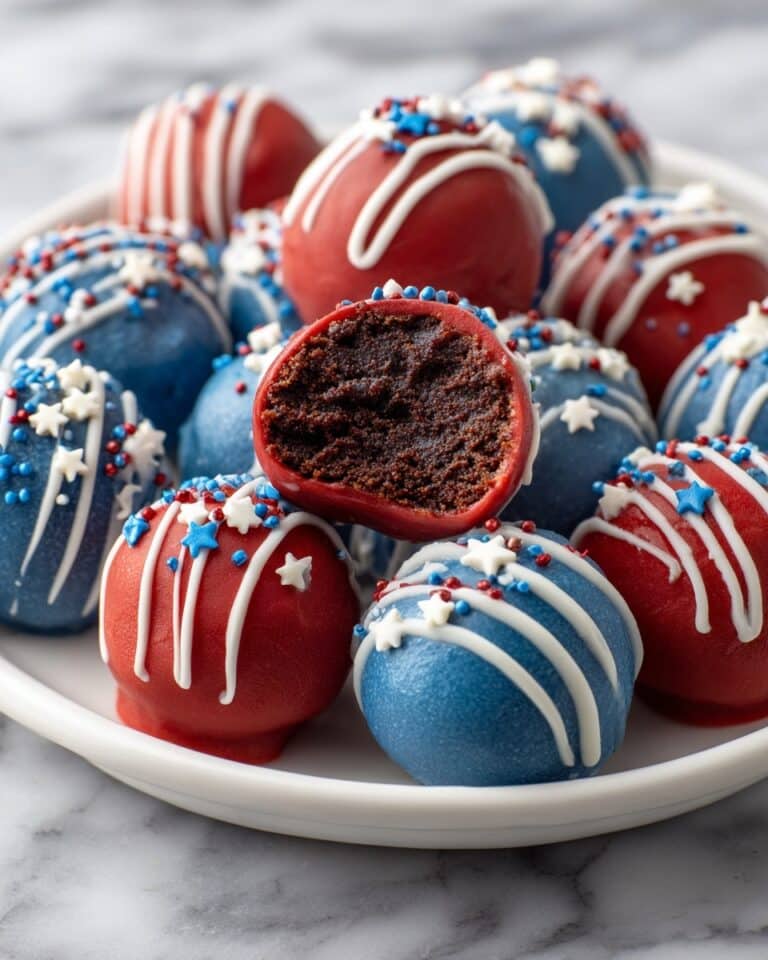 Patriotic Oreo Balls Recipe