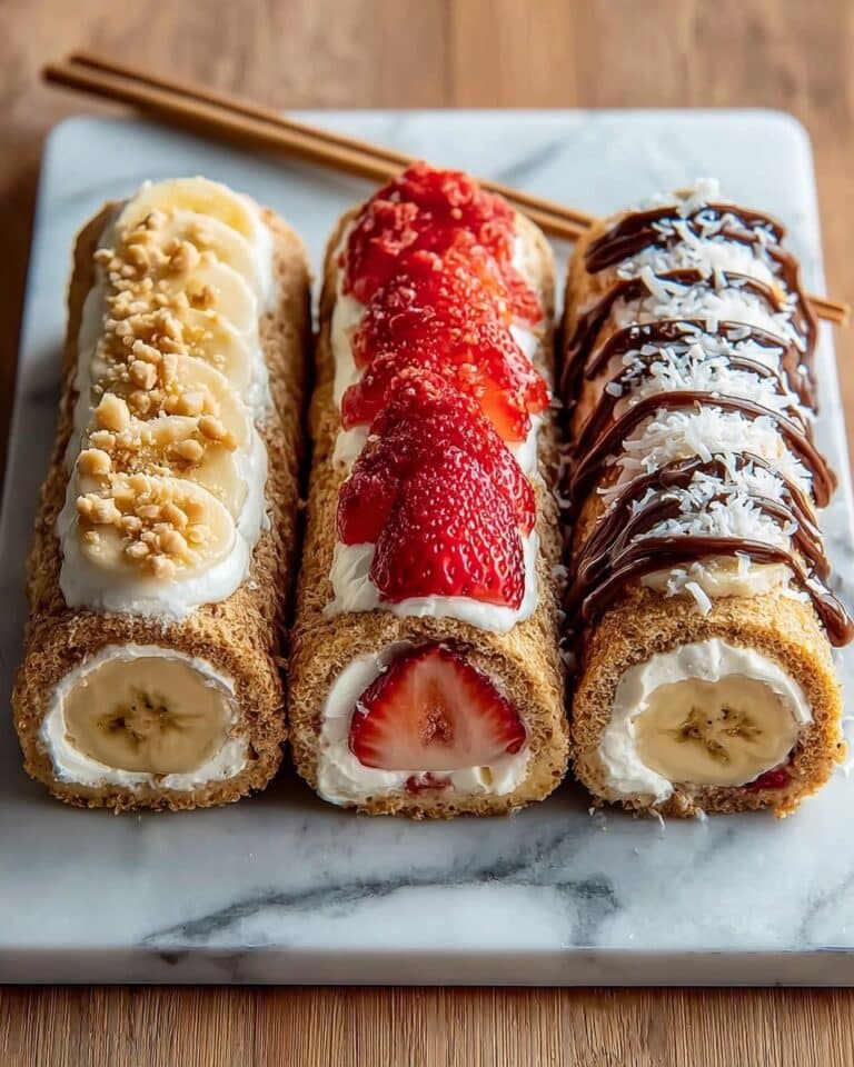 Easy Banana Sushi Rolls Recipe