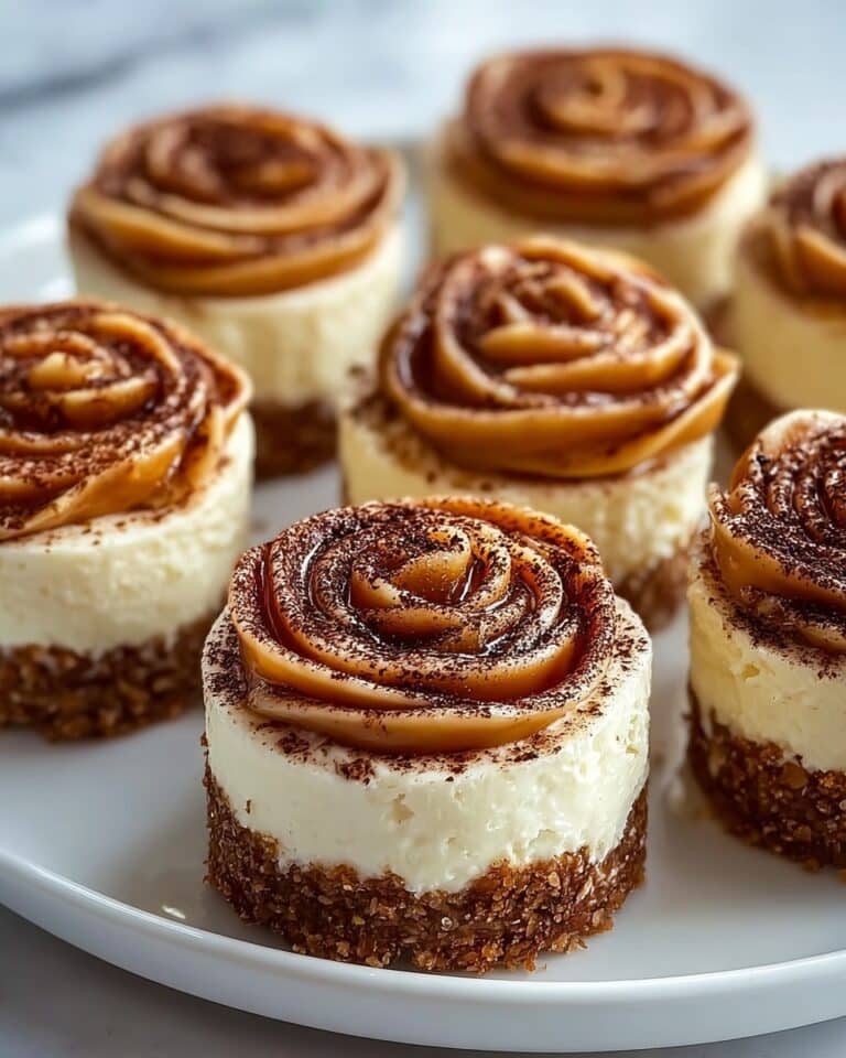 Mini Cinnamon Roll Cheesecakes Recipe