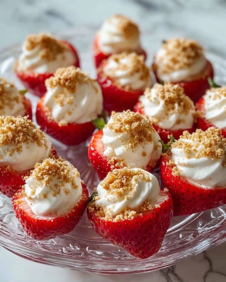 Cheesecake Deviled Strawberries Recipe