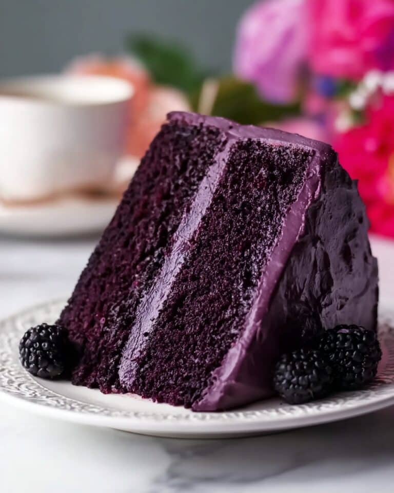 Blackberry Velvet Cake Recipe