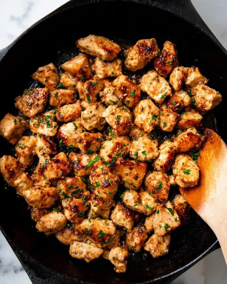 15-Minute Garlic Butter Chicken Bites Recipe
