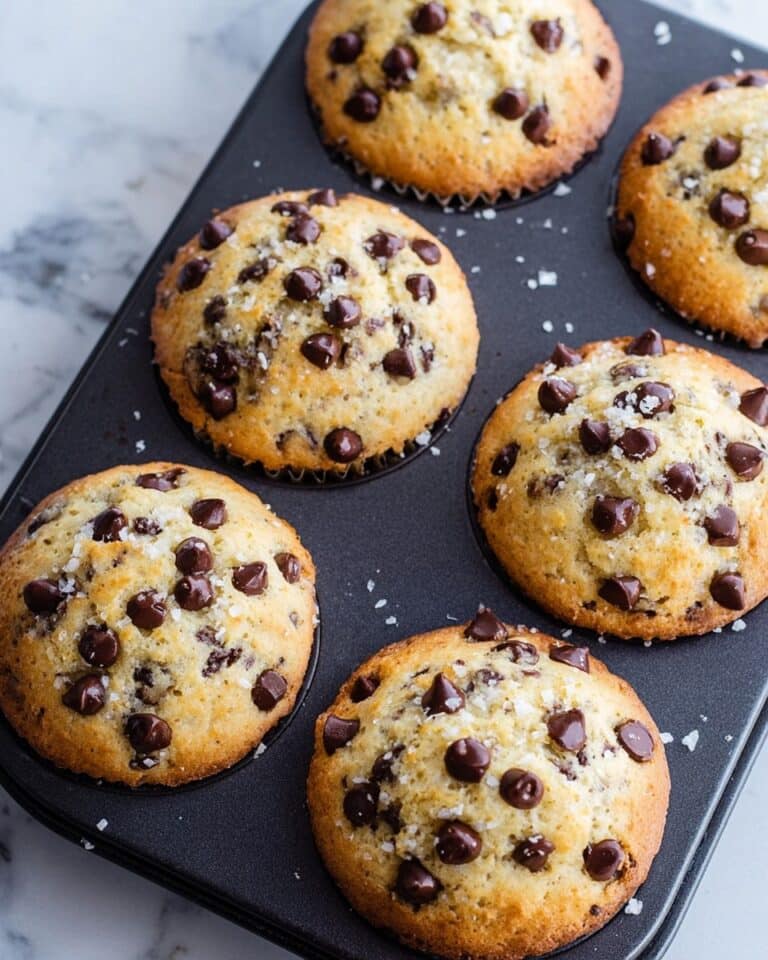 Bakery Style Chocolate Chip Muffins Recipe