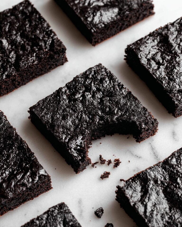 Black Cocoa Fudge Brownies Recipe