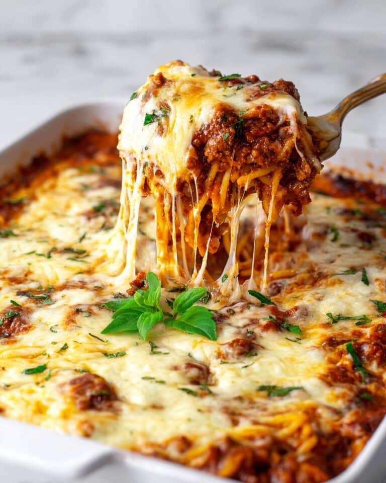 High Protein Spaghetti Casserole Recipe