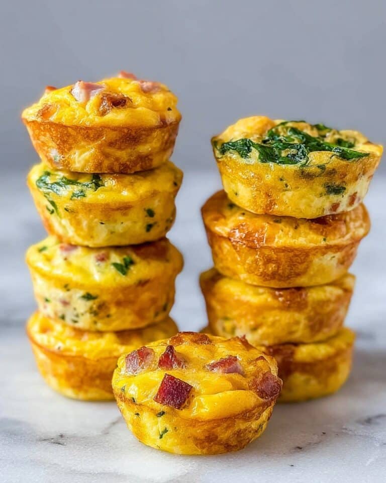 Egg Muffins Breakfast Varieties with Cheese, Vegetables, and Protein Recipe