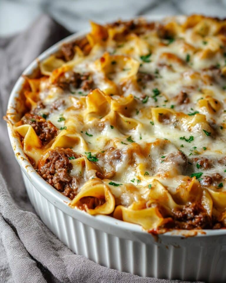 Sour Cream Beef Noodle Casserole Recipe