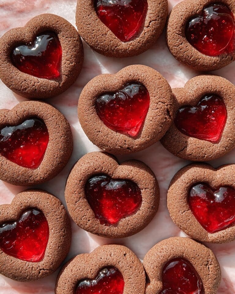 Heart Thumbprint Cookies Recipe