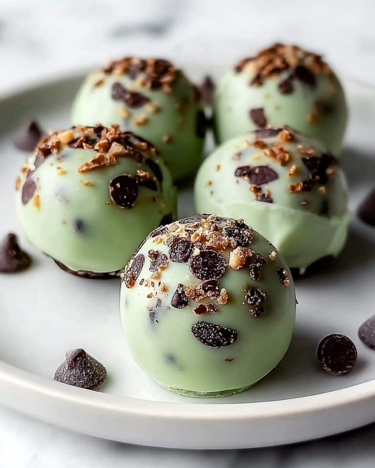 Mint Chocolate Chip Protein Balls Recipe