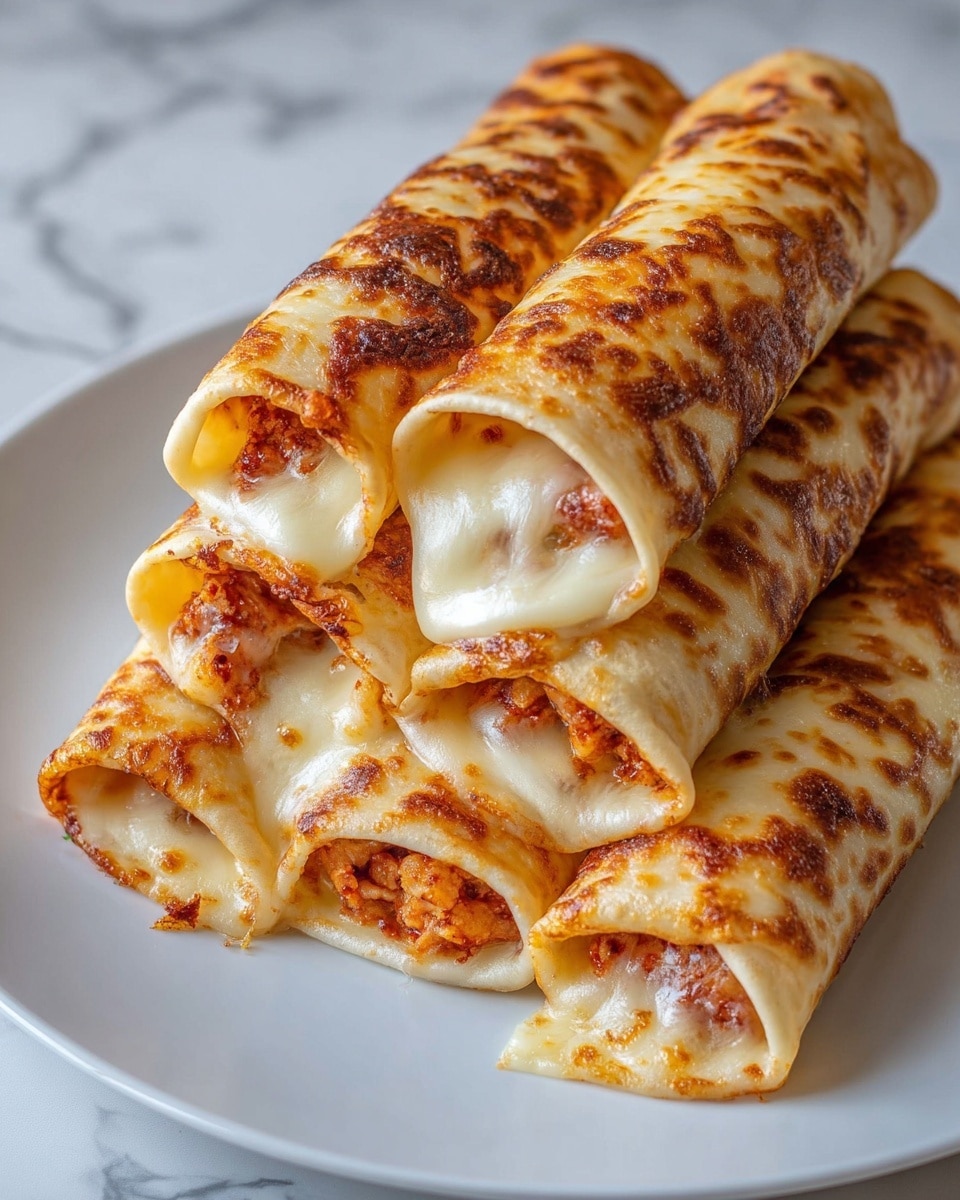 The image shows a stack of three round flatbreads with a golden-brown spotted texture, placed on white parchment paper at the bottom left. Above the flatbreads is a small pile of shredded pale yellow cheese with a soft, stringy texture. To the right of the cheese is a white bowl filled with chunky, deep red-orange sauce with visible texture, and a spoon resting inside. A light beige cloth with a rough texture is draped loosely along the right edge of the frame, all set against a white marbled surface. Photo taken with an iphone --ar 4:5 --v 7