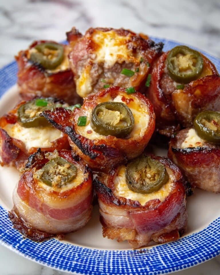 Pig Shots with Bacon, Sausage, and Spicy Cheddar Filling Recipe