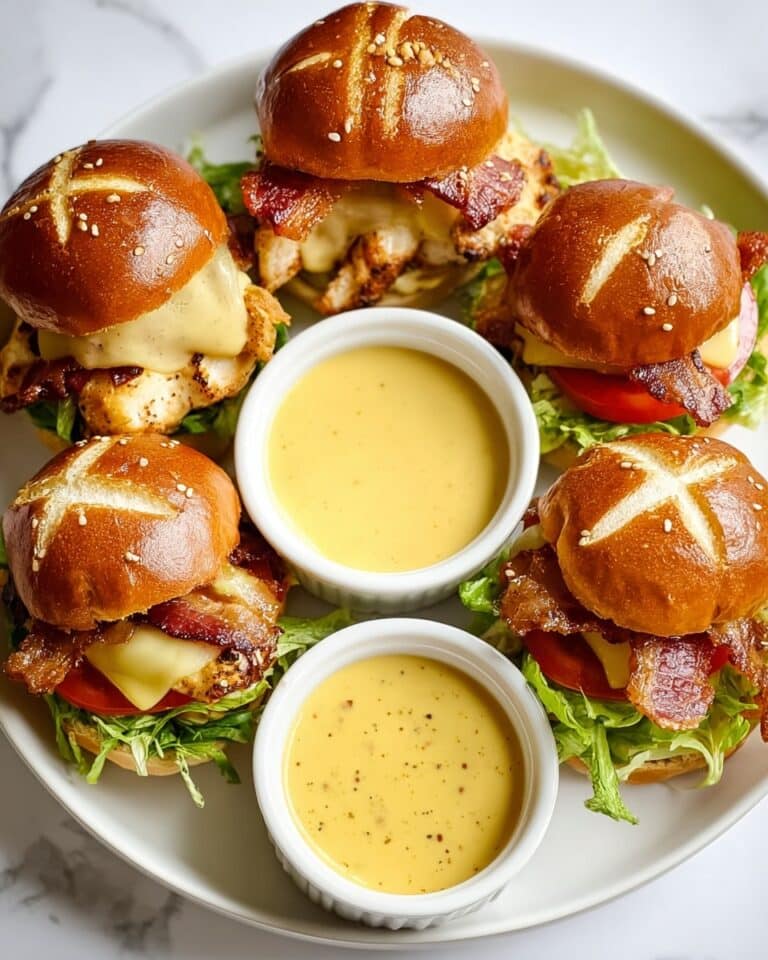 Honey Mustard BLT Chicken Sliders Recipe