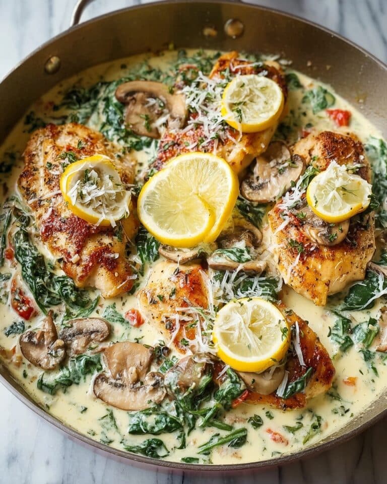 Creamy Mediterranean Chicken Skillet Recipe