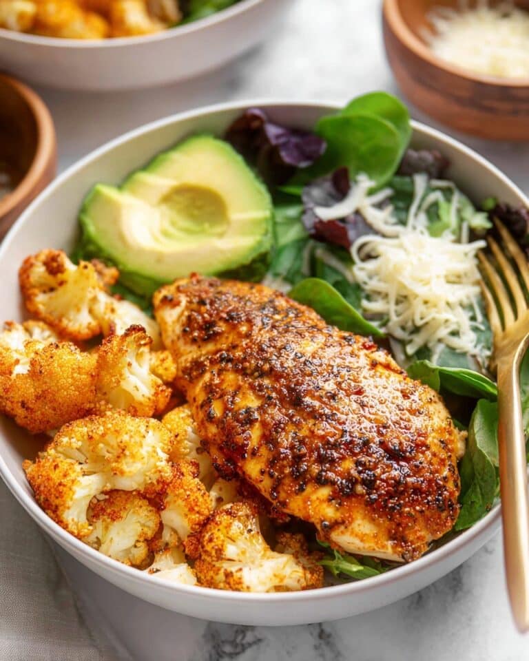 Sheet Pan Honey Garlic Baked Chicken and Cauliflower Recipe