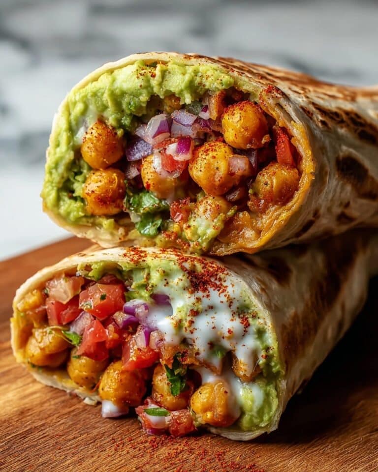 Spicy Chickpea and Avocado Wrap Recipe