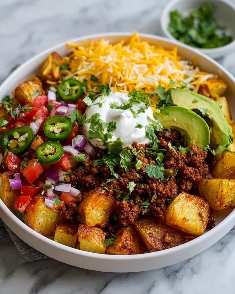 Loaded Potato Taco Bowl Recipe