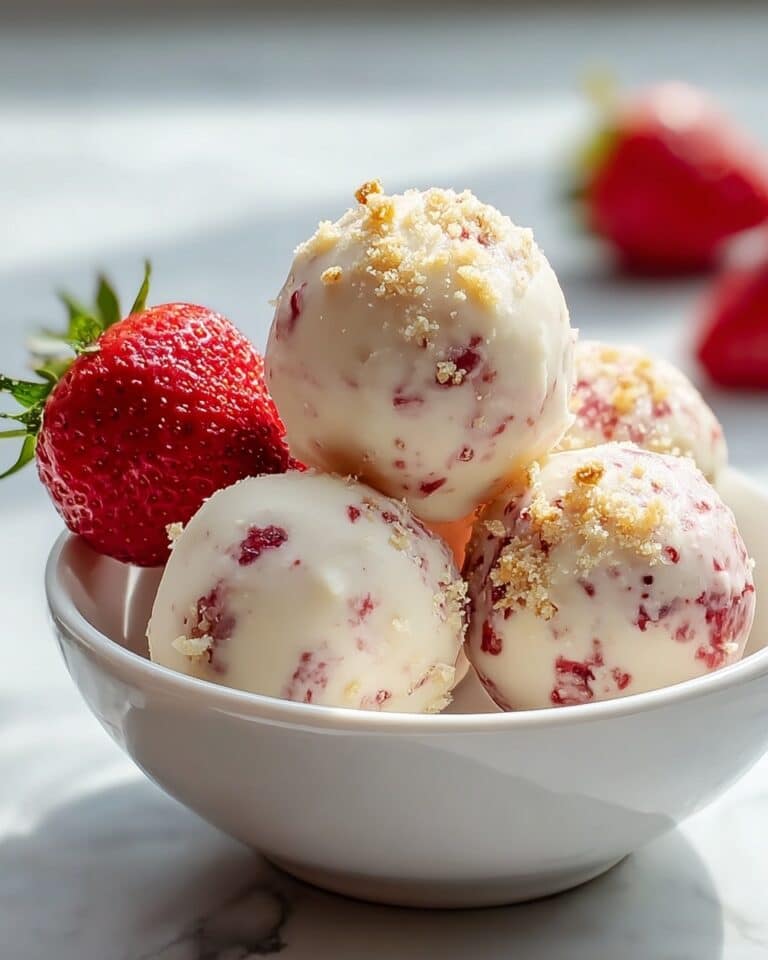 Strawberry Cheesecake Protein Balls Recipe