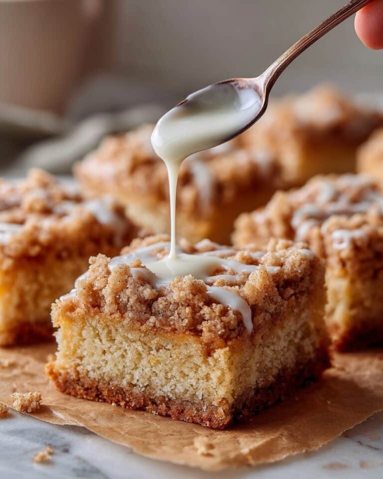 Coffee Cake with Walnut Streusel and Optional Icing Recipe